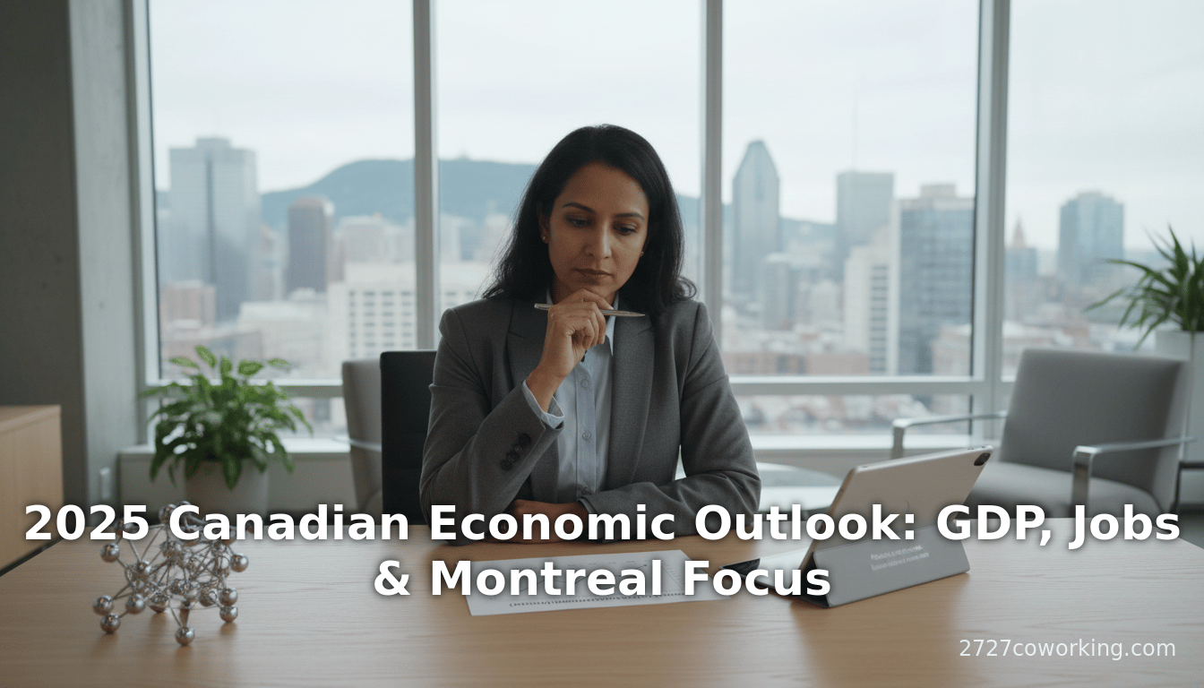 Perspectives économiques canadiennes 2025 : PIB, Emploi et Focus sur Montréal