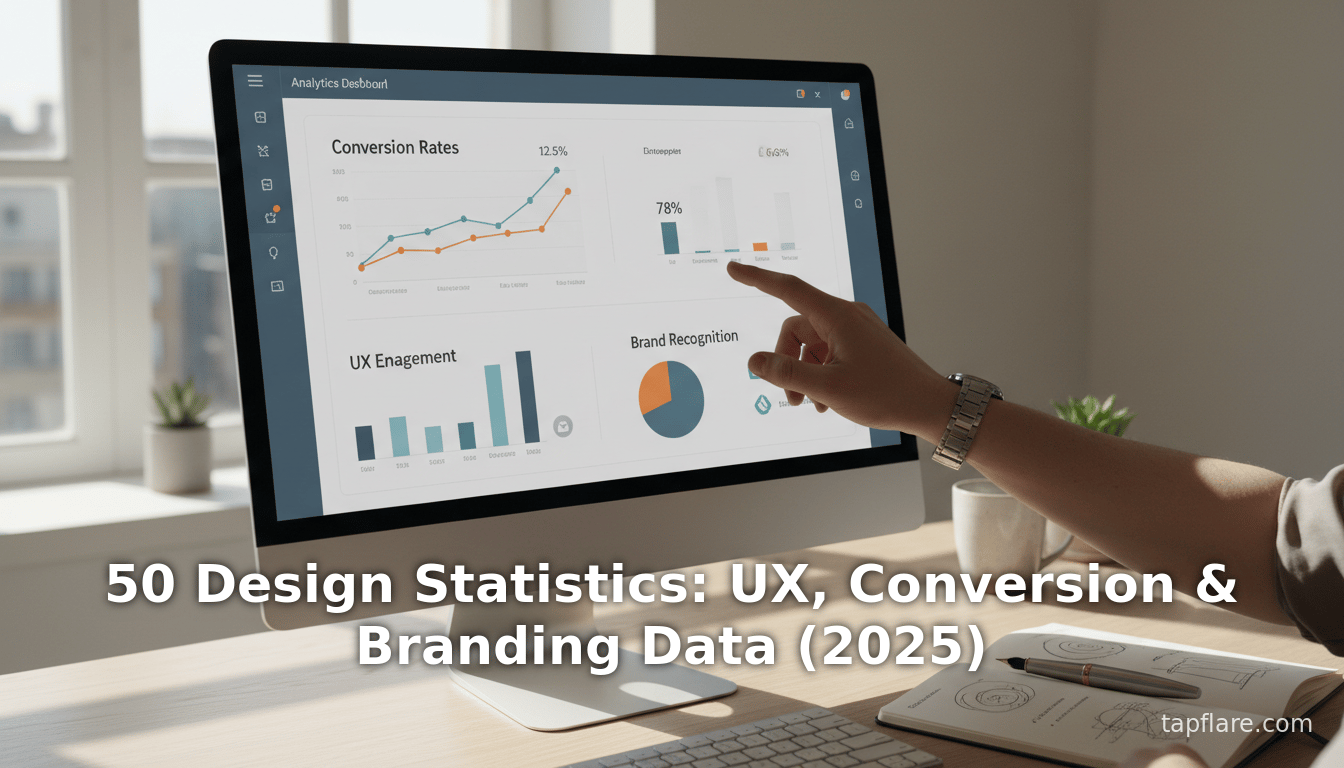 50 Design Statistics: UX, Conversion & Branding Data (2025)