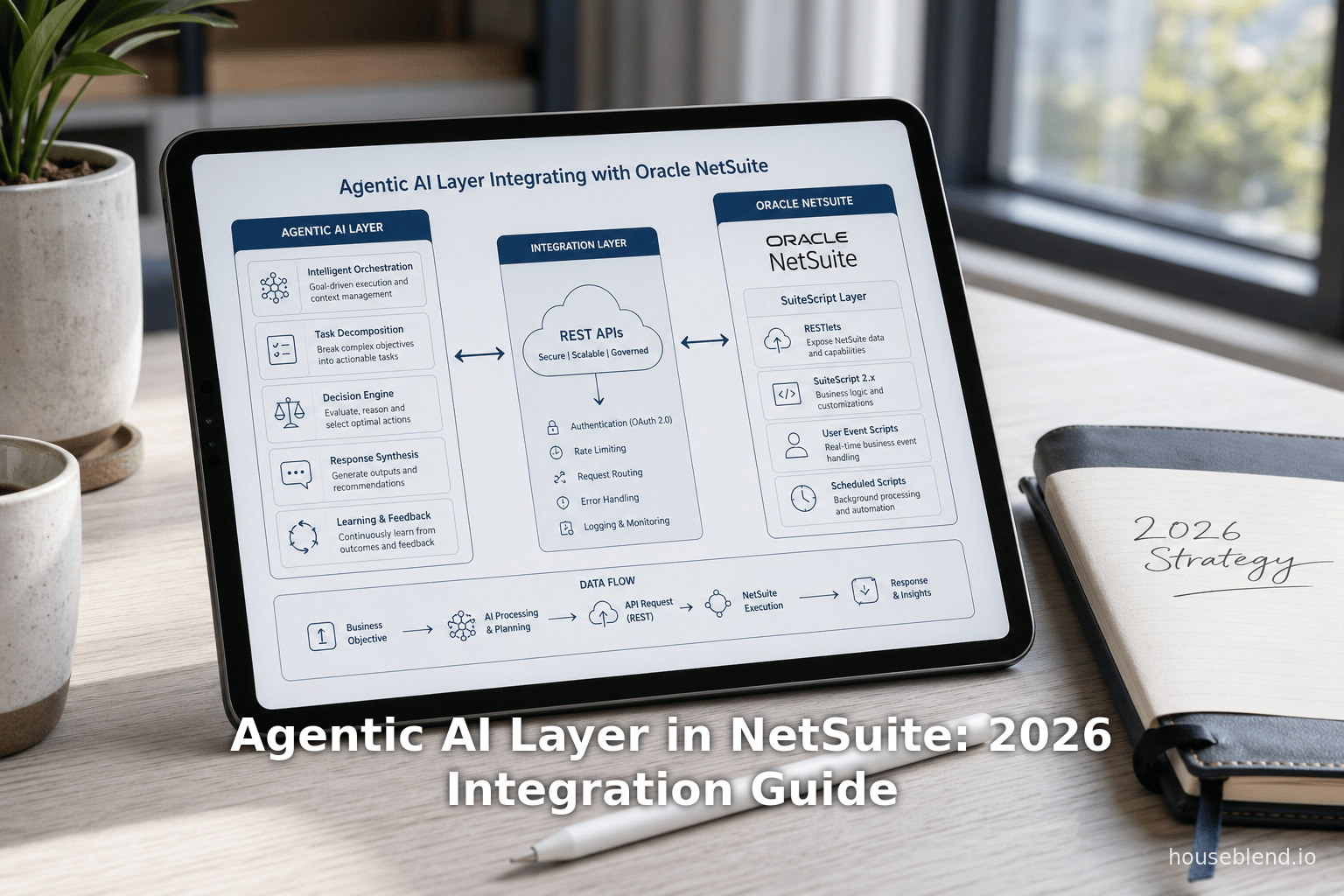 Couche d'IA agentique dans NetSuite : Guide d'intégration 2026