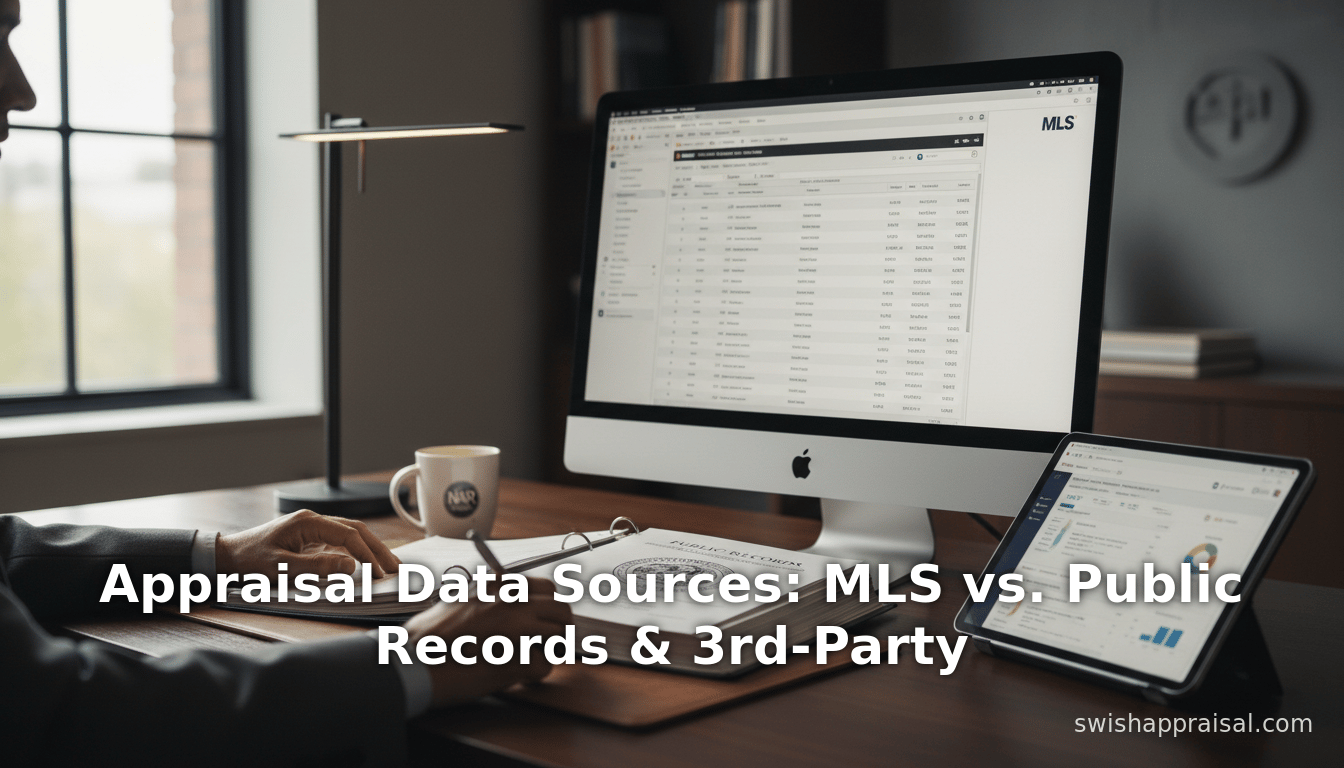 Appraisal Data Sources: MLS vs. Public Records & 3rd-Party