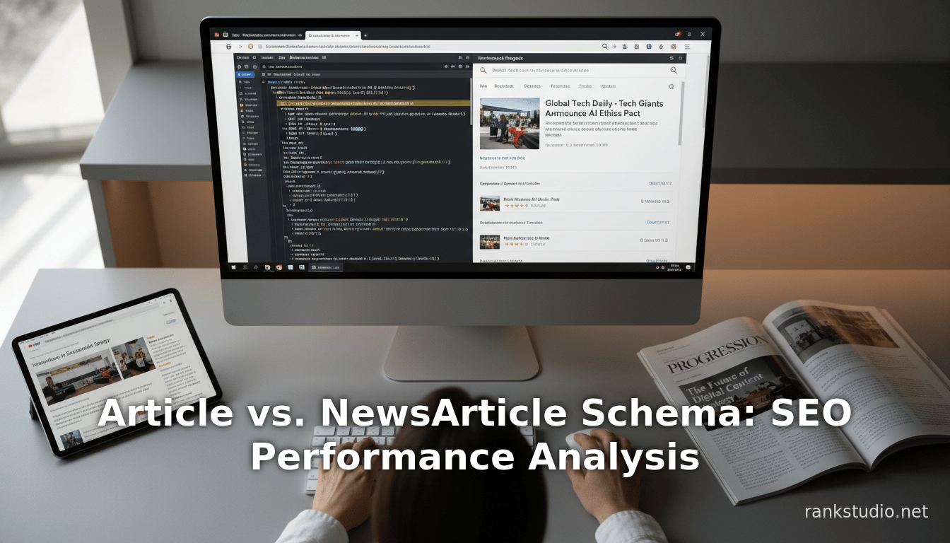 Article vs. NewsArticle Schema: SEO Performance Analysis