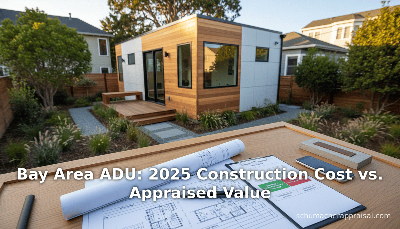 Bay Area ADU: 2025 Construction Cost vs. Appraised Value