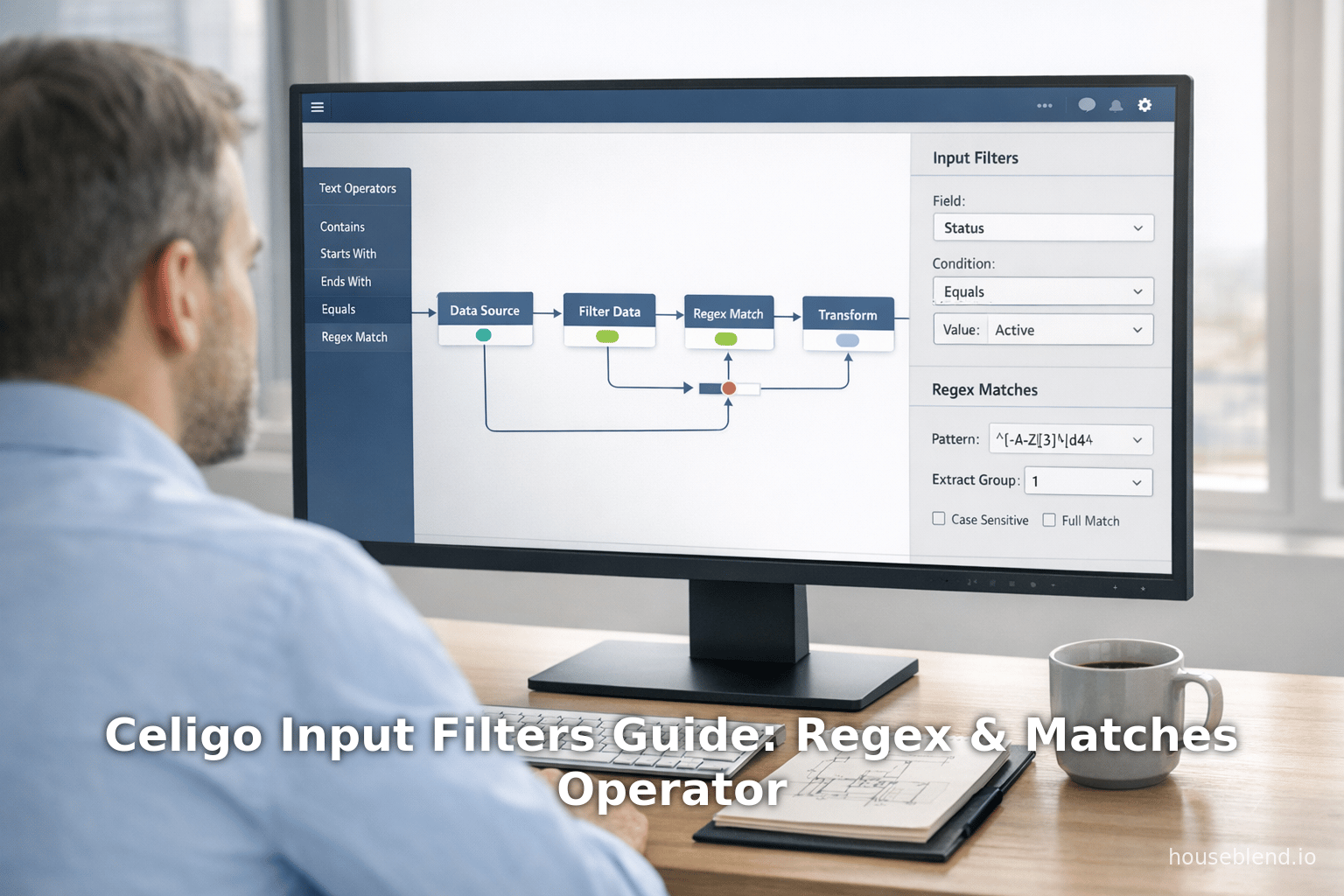Celigo Input Filters Guide: Regex & Matches Operator