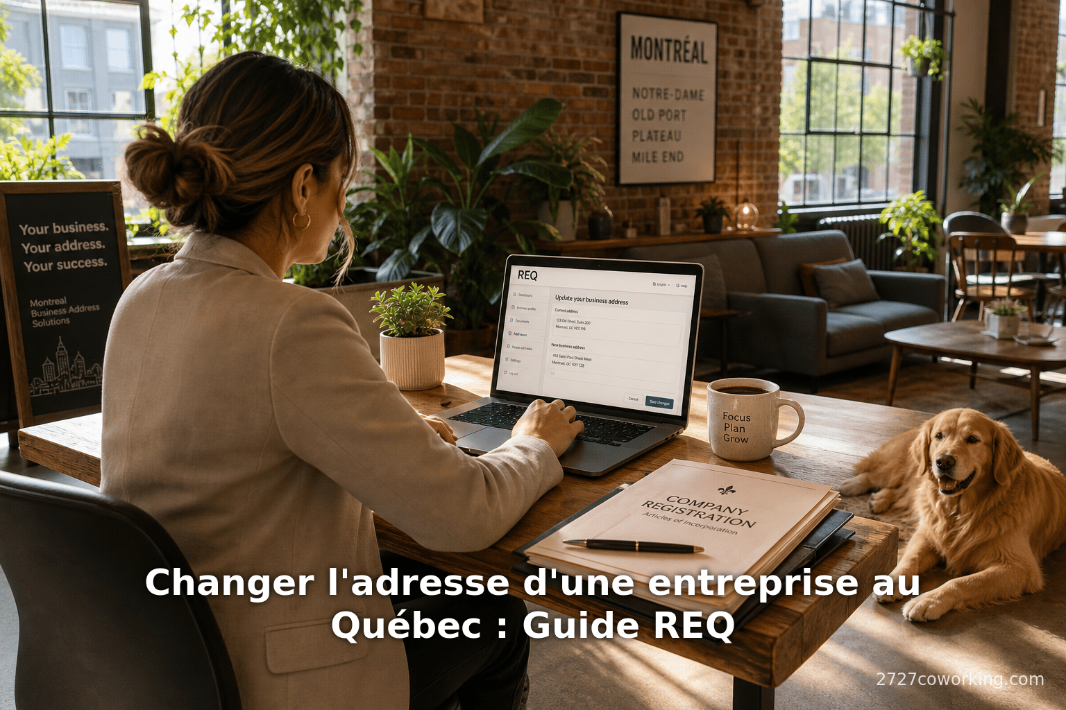 Changer l'adresse d'une entreprise au Québec : Guide REQ