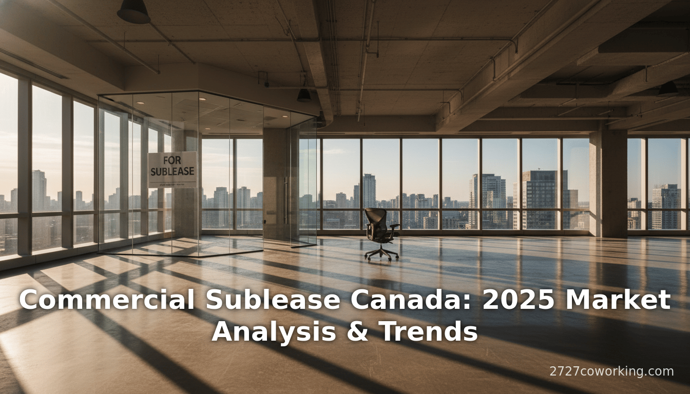 Commercial Sublease Canada: 2025 Market Analysis & Trends