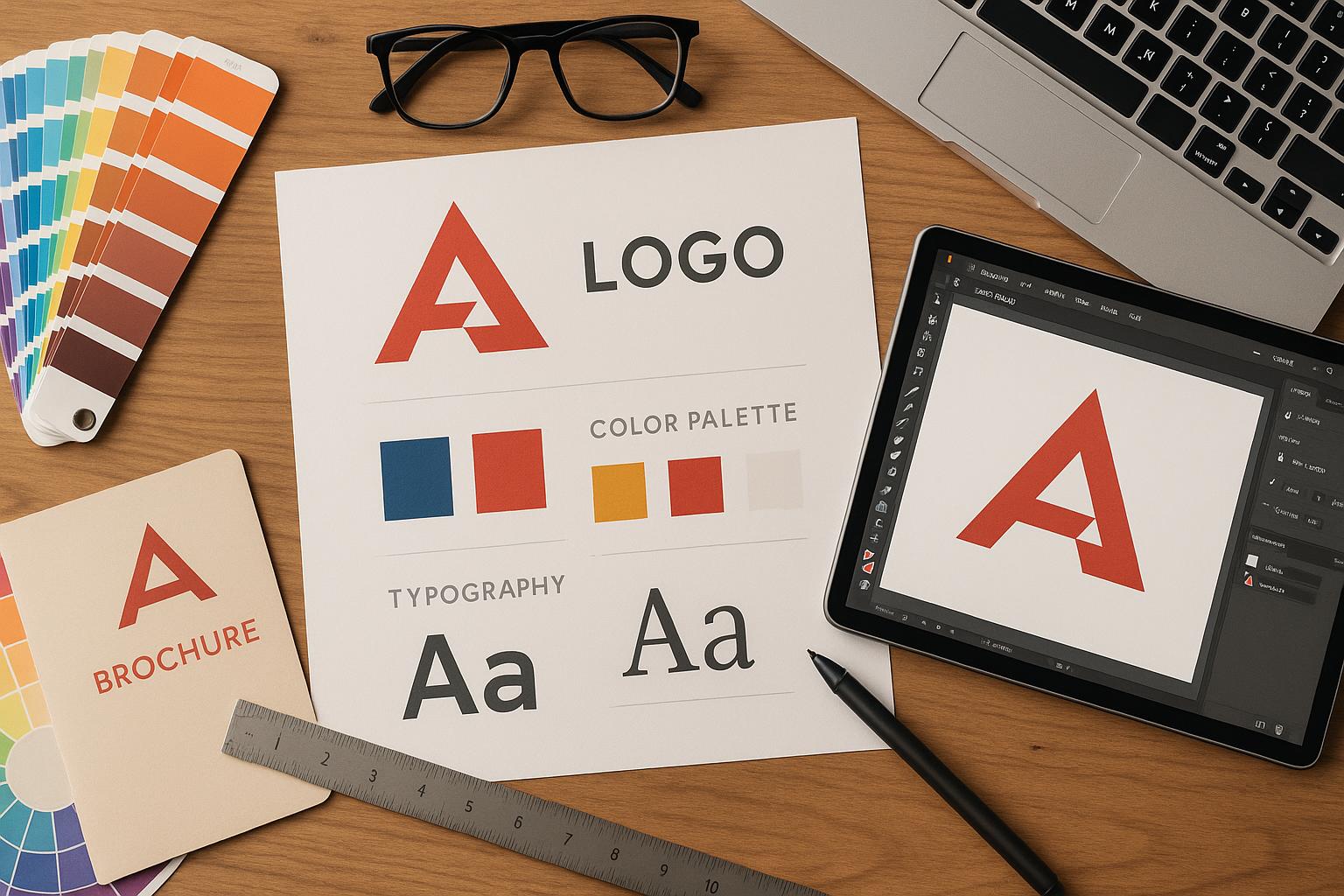 Core Graphic Design Assets: Brand Identity & Style Guides