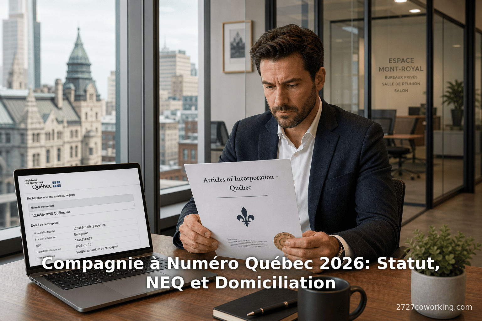 Compagnie à numéro au Québec 2026 : Statut, NEQ et Domiciliation