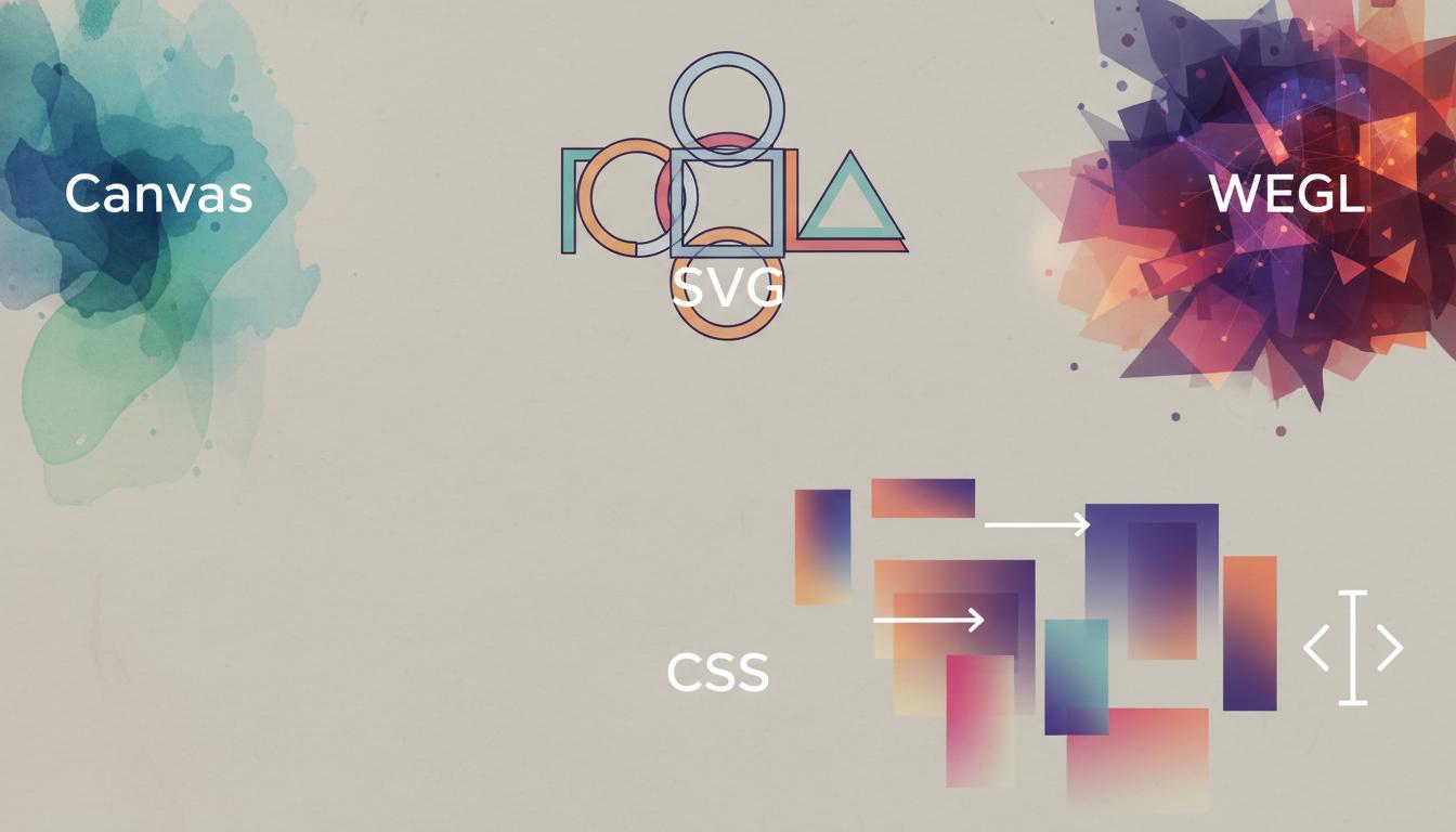 Comparing Web Graphics: Canvas, SVG, WebGL, and CSS