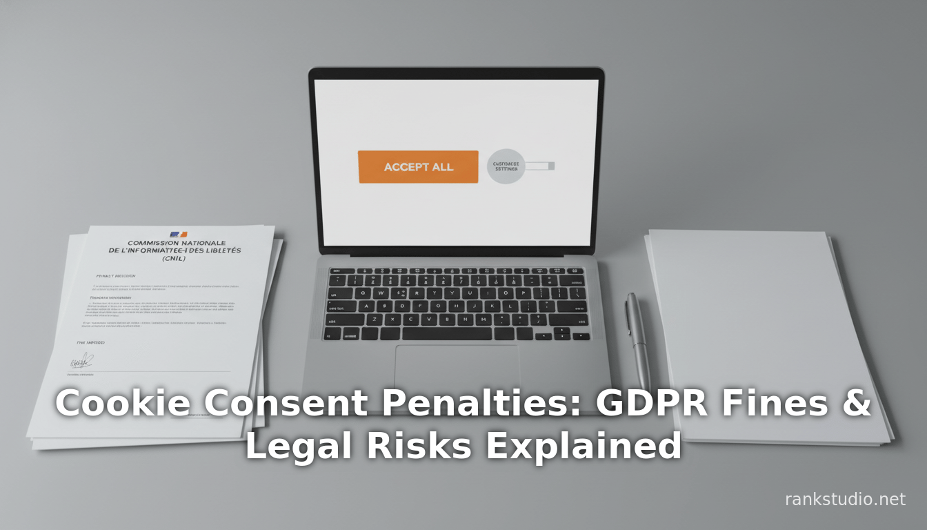 Cookie Consent Penalties: GDPR Fines & Legal Risks Explained