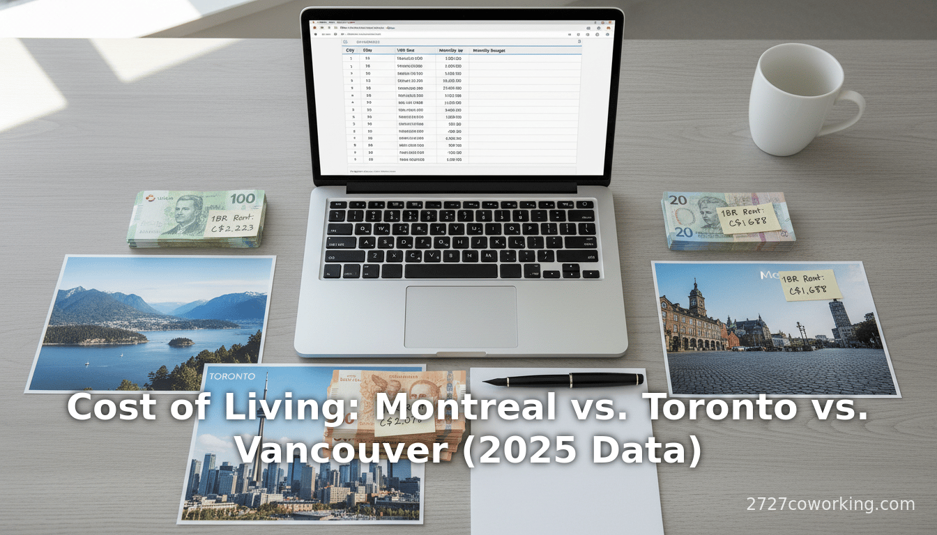Cost of Living: Montreal vs. Toronto vs. Vancouver (2025 Data)