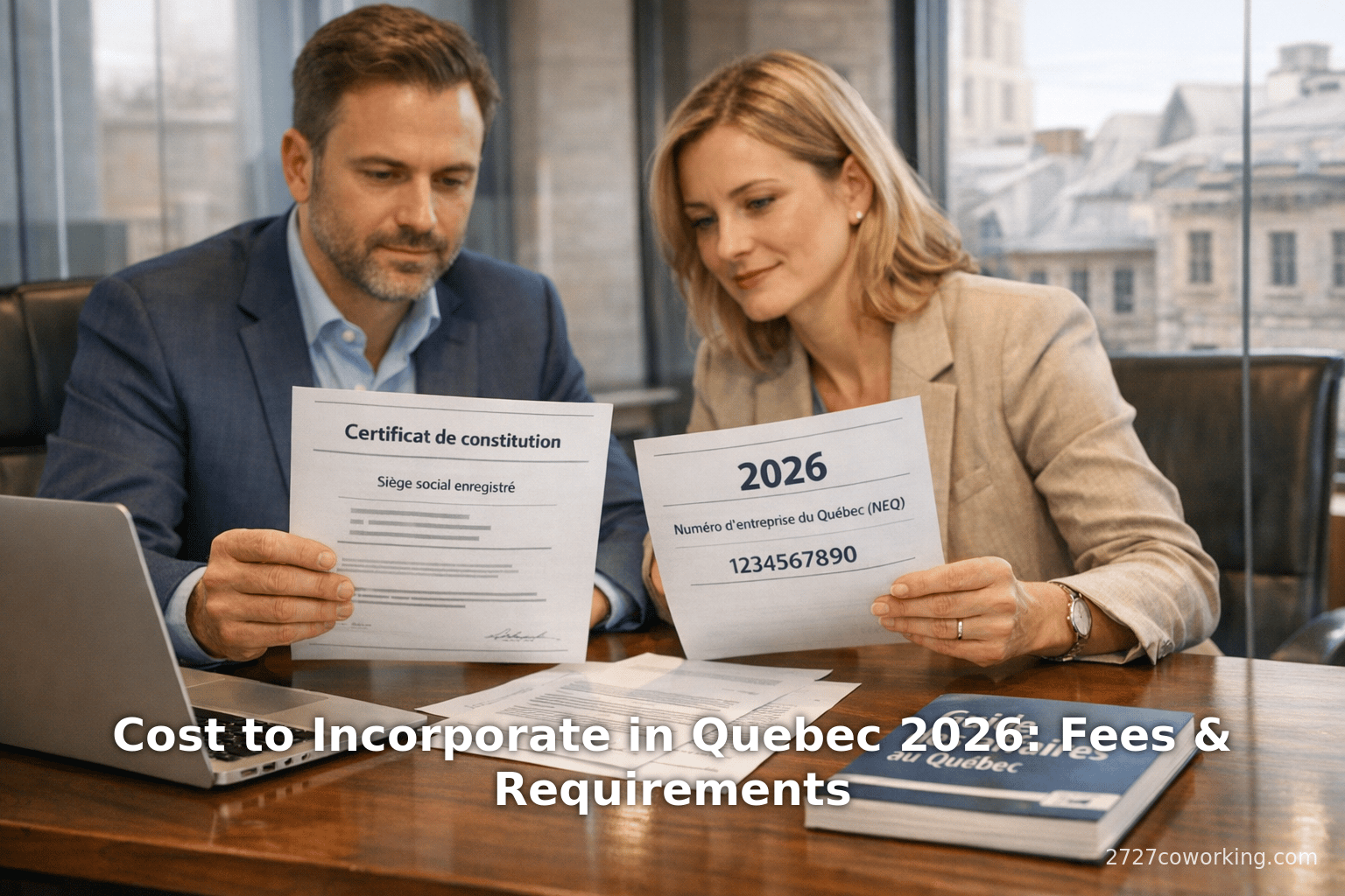 Coût d'incorporation au Québec en 2026 : Frais et exigences