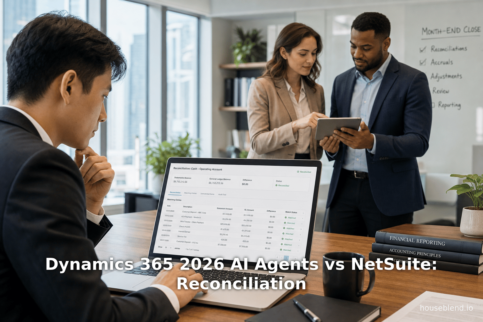 Dynamics 365 2026 AI Agents vs NetSuite: Reconciliation