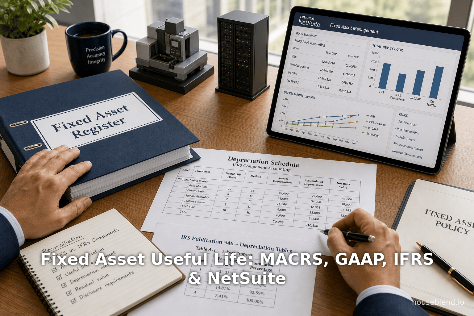Fixed Asset Useful Life: MACRS, GAAP, IFRS & NetSuite