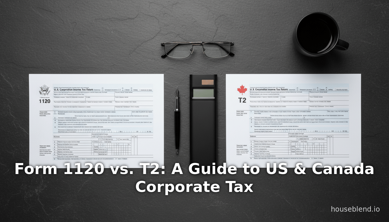 Form 1120 vs. T2: A Guide to US & Canada Corporate Tax