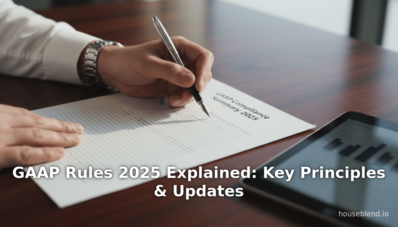 GAAP Rules 2025 Explained: Key Principles & Updates