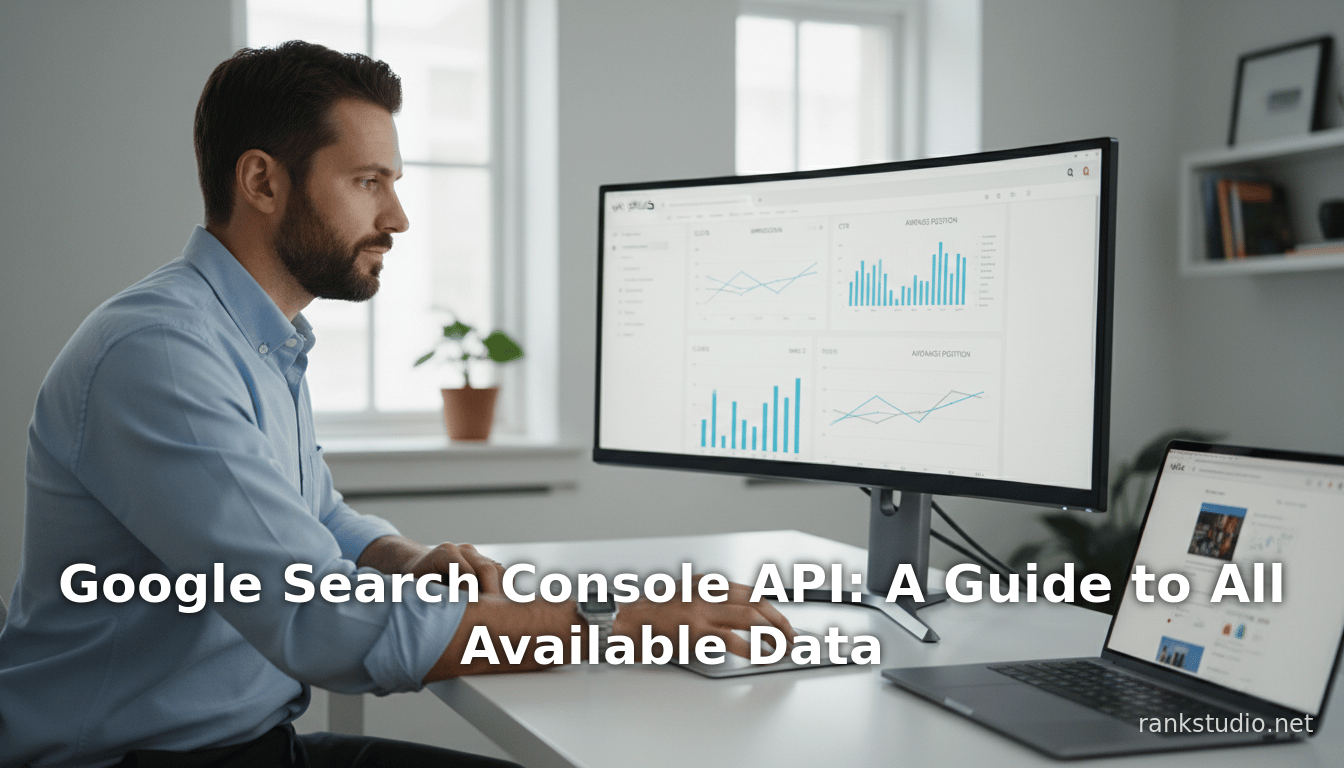 Google Search Console API: A Guide to All Available Data