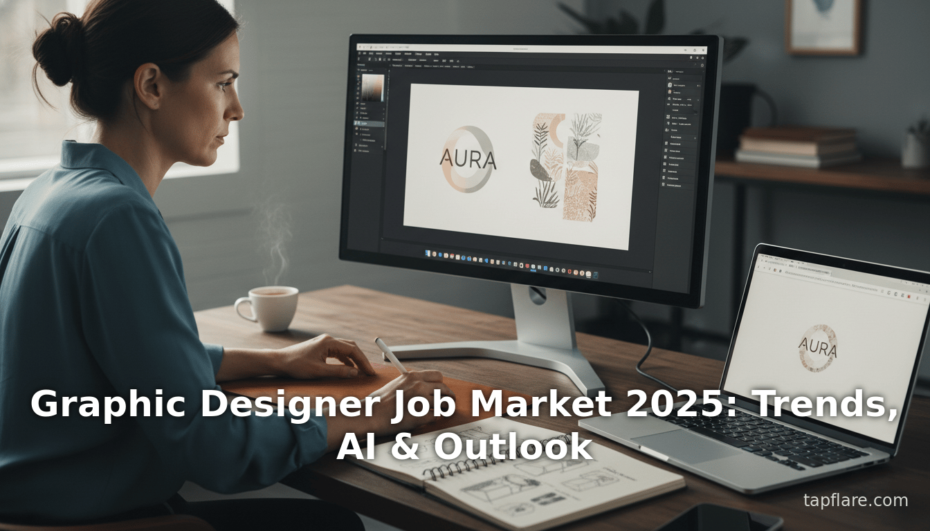 Graphic Designer Job Market 2025: Trends, AI & Outlook