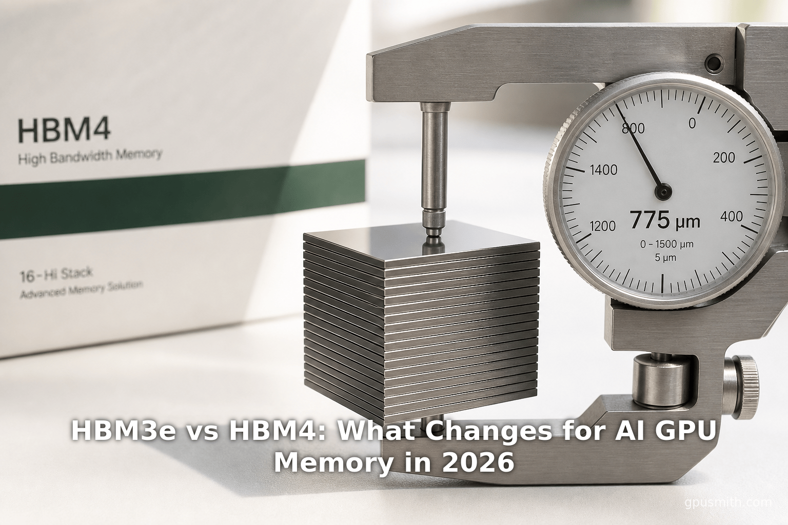 HBM3e vs HBM4: What Changes for AI GPU Memory in 2026
