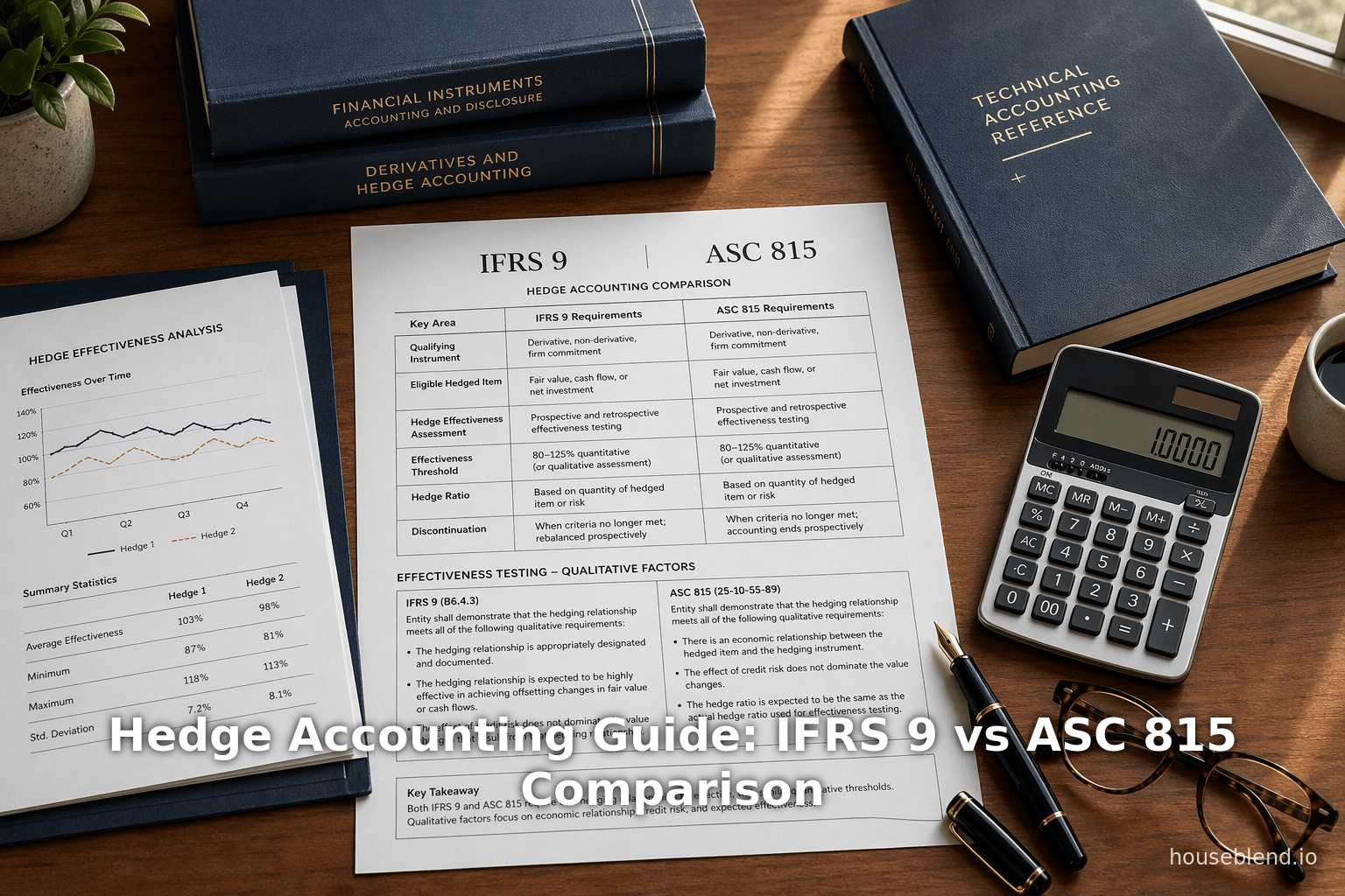 Hedge Accounting Guide: IFRS 9 vs ASC 815 Comparison