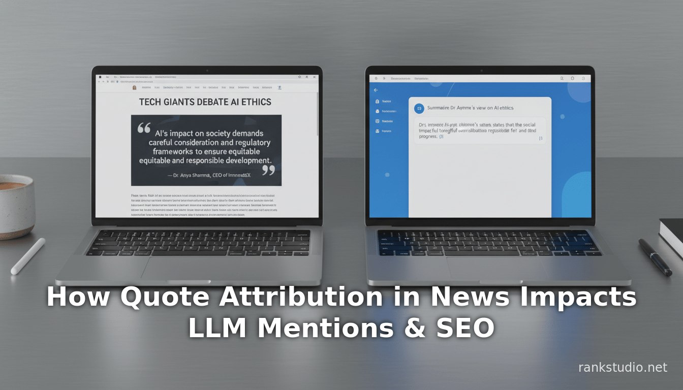 How Quote Attribution in News Impacts LLM Mentions & SEO