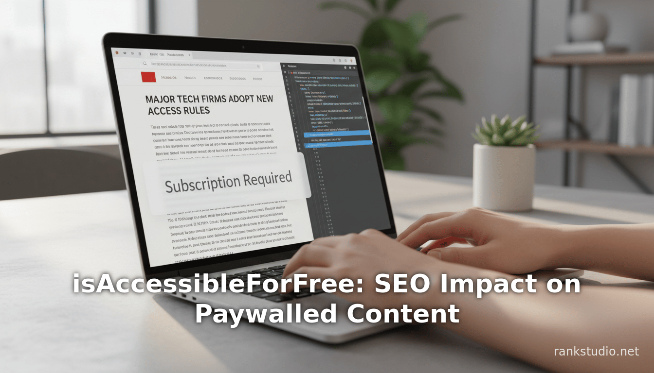 isAccessibleForFree: SEO Impact on Paywalled Content