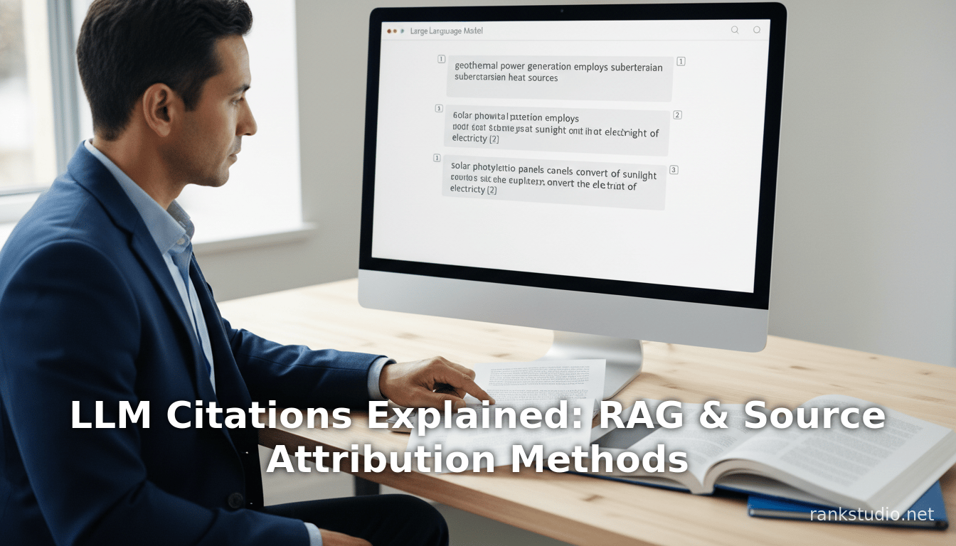 LLM Citations Explained: RAG & Source Attribution Methods