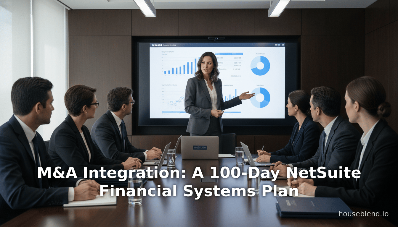 M&A Integration: A 100-Day NetSuite Financial Systems Plan