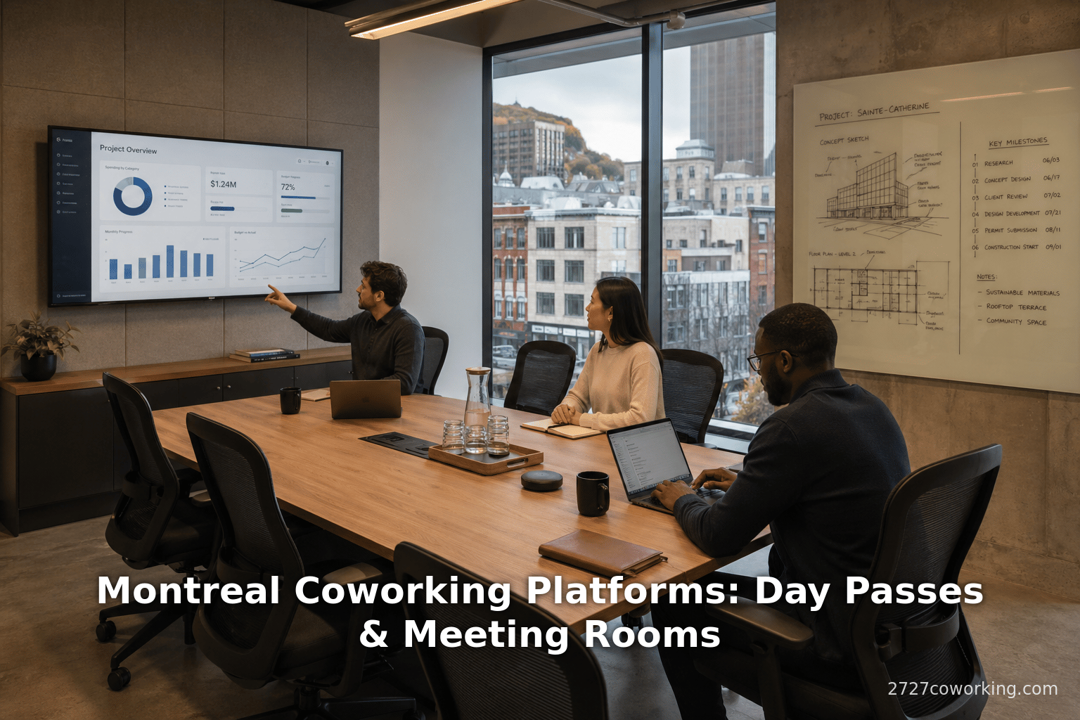 Montreal Coworking Platforms: Day Passes & Meeting Rooms