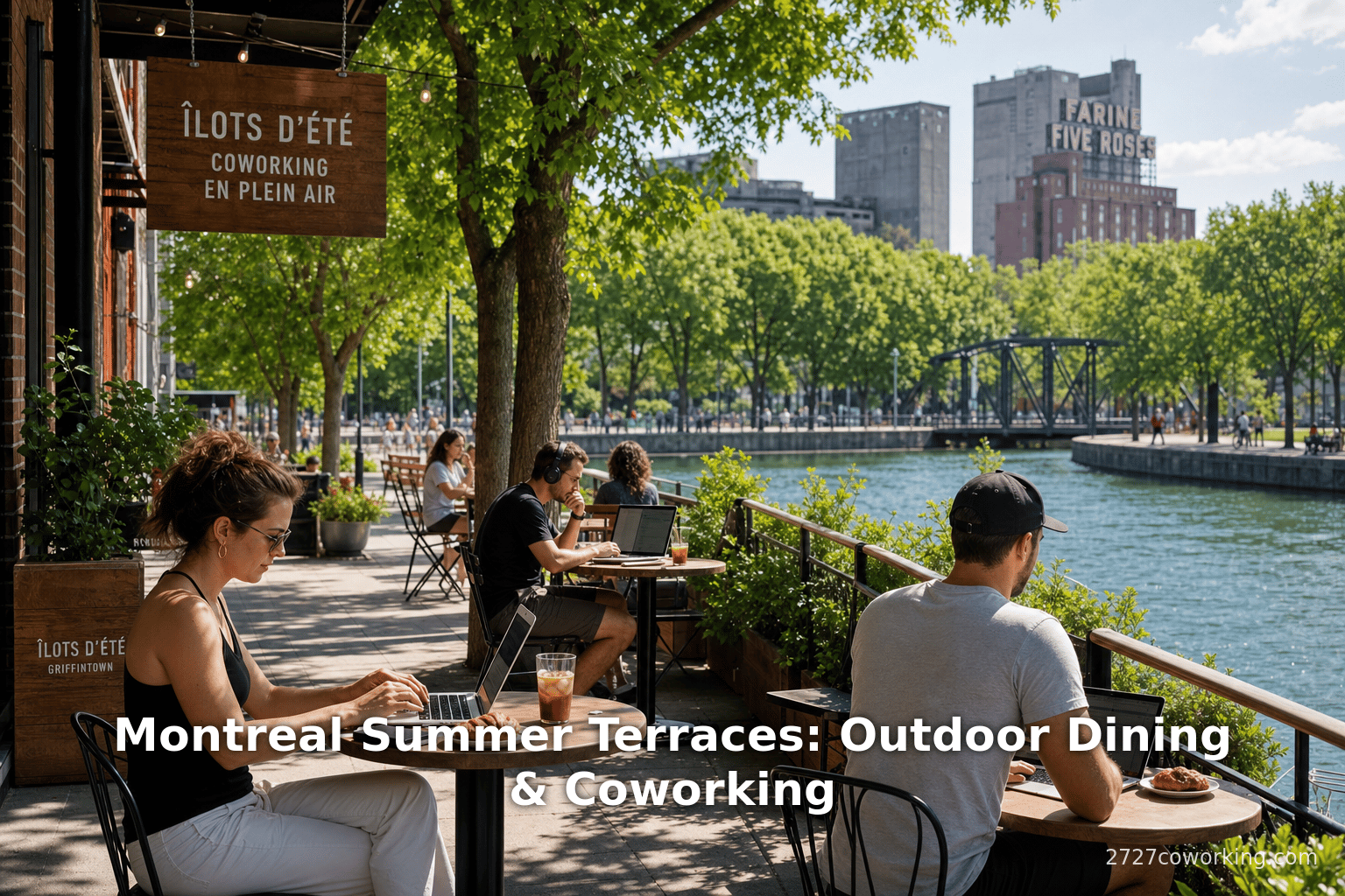 Montreal Summer Terraces: Outdoor Dining & Coworking