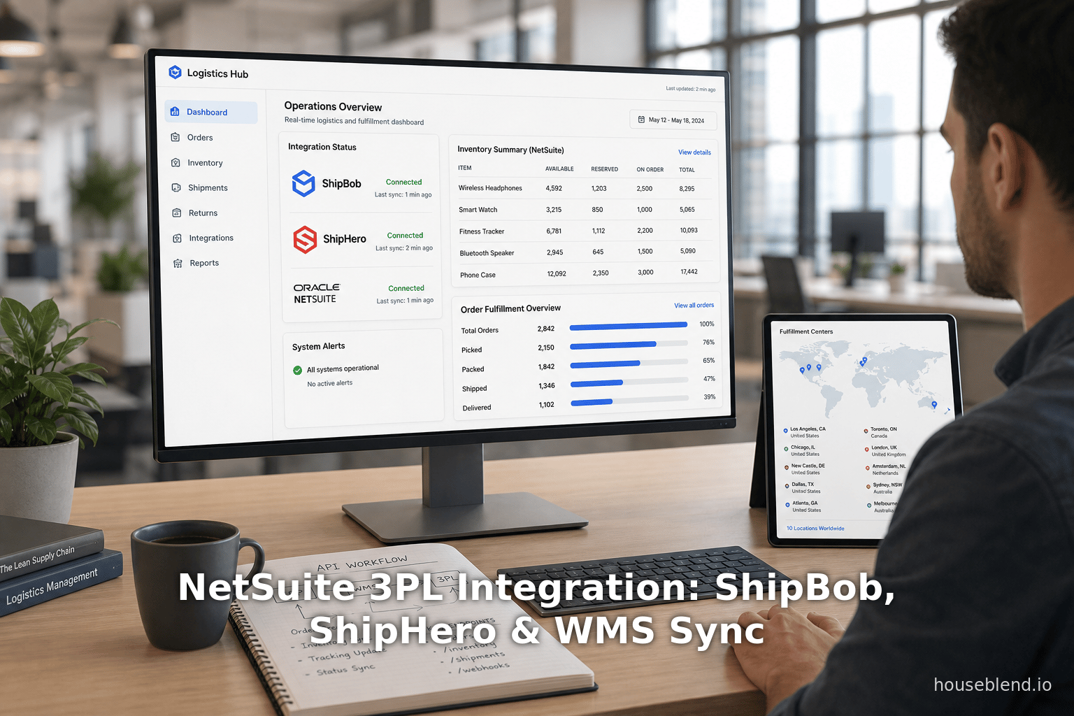 NetSuite 3PL Integration: ShipBob, ShipHero & WMS Sync