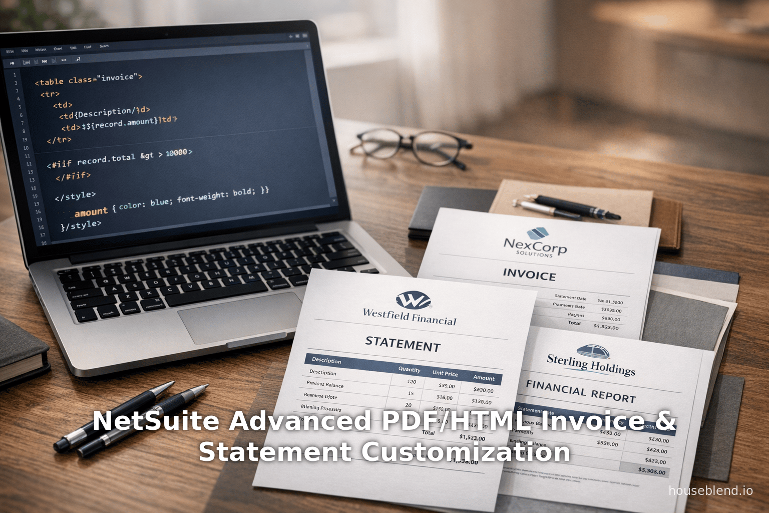 NetSuite Advanced PDF/HTML Invoice & Statement Customization