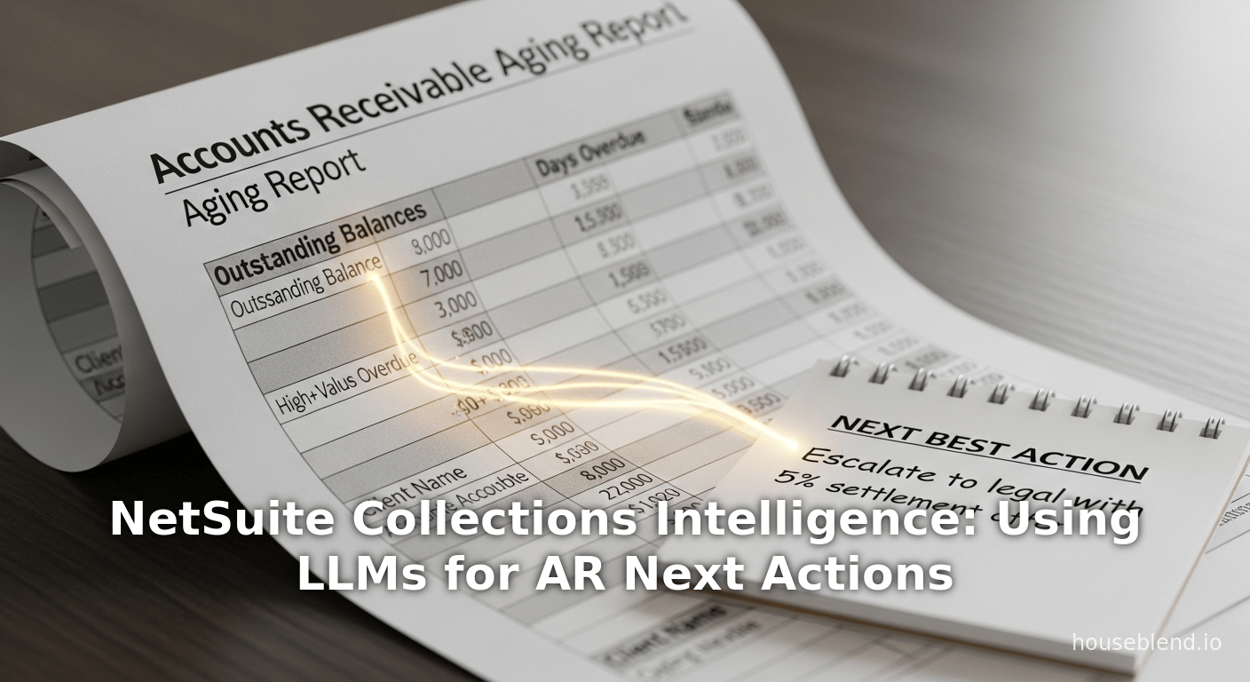 NetSuite Collections Intelligence: Using LLMs for AR Next Actions