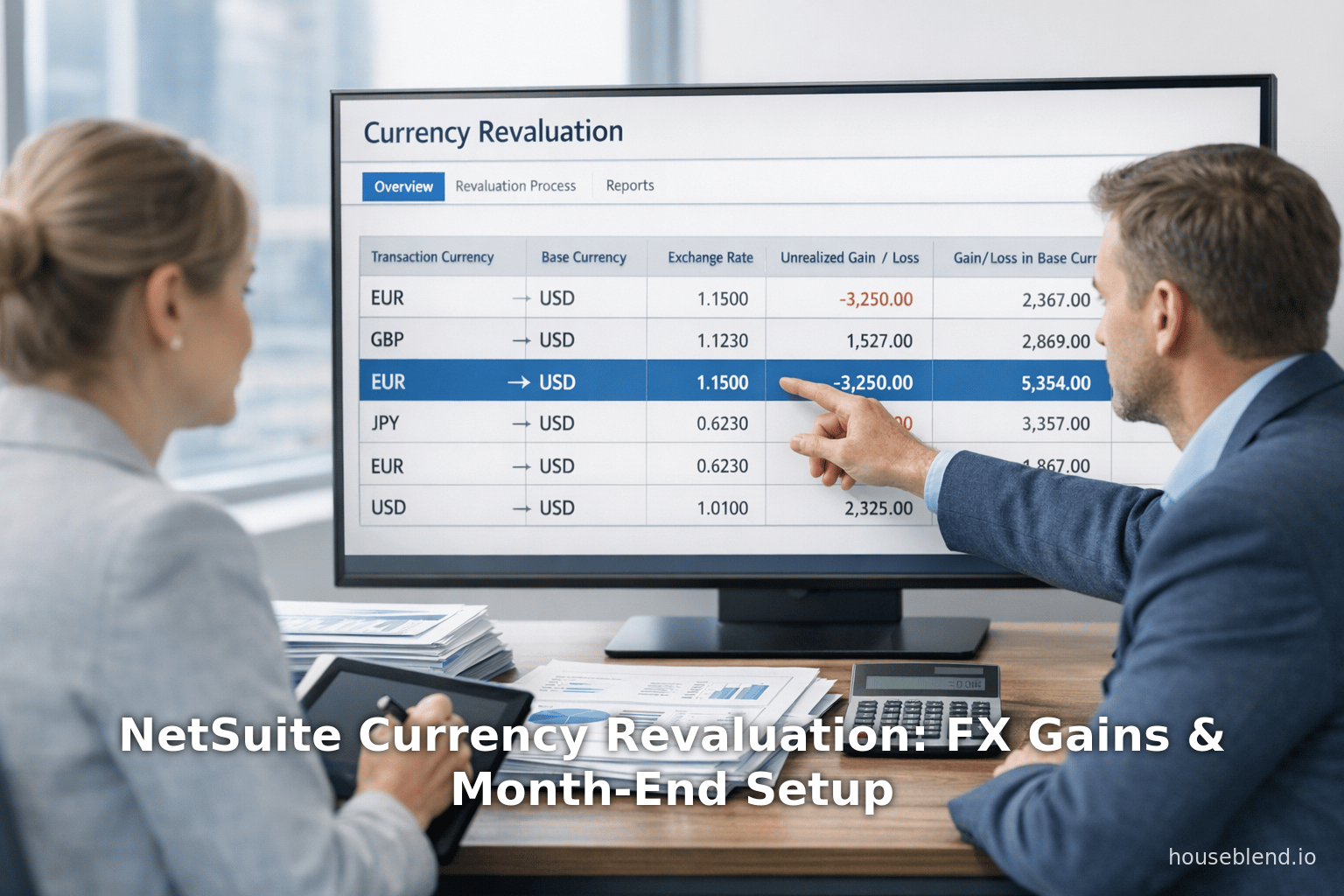 NetSuite Currency Revaluation: FX Gains & Month-End Setup