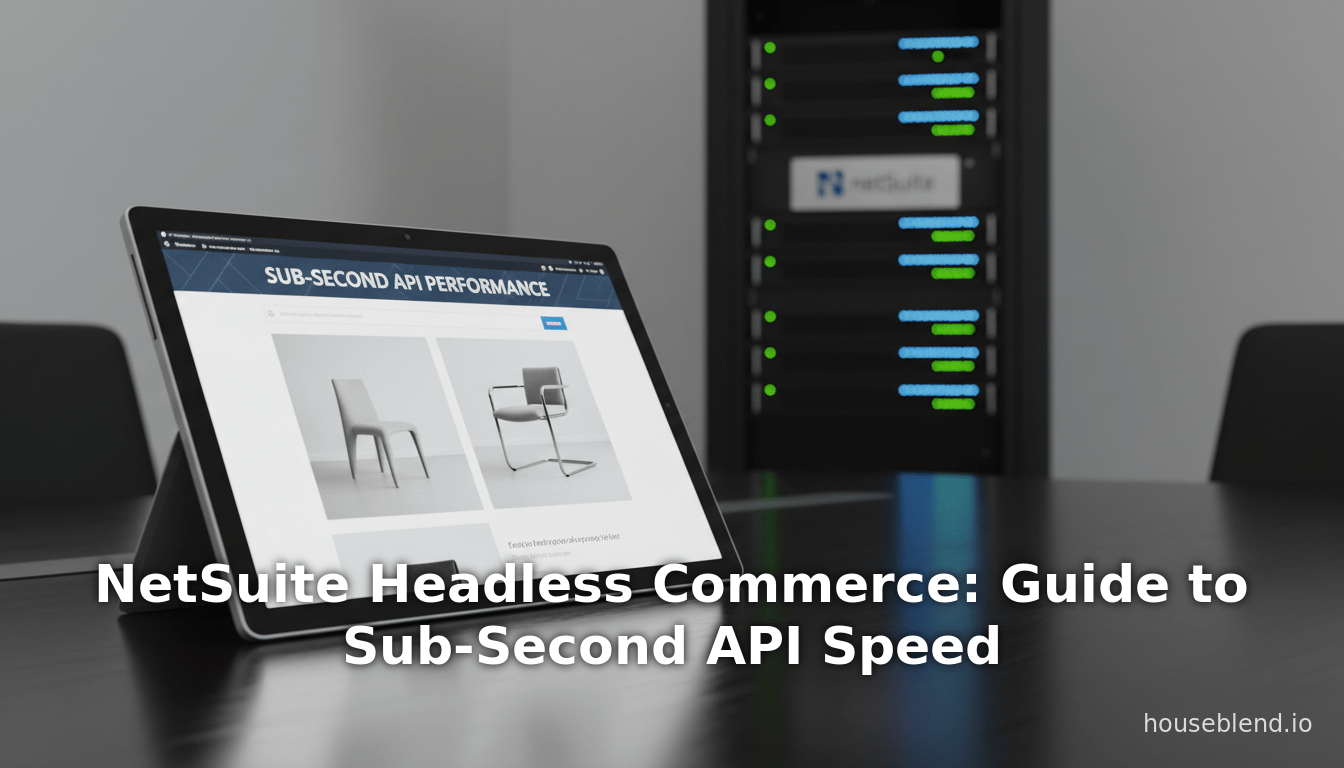 NetSuite Headless Commerce: Guide to Sub-Second API Speed