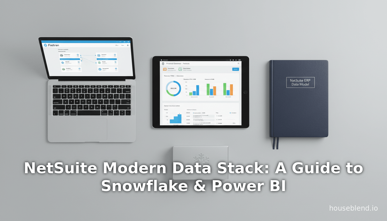Pile de données moderne NetSuite : Un guide pour Snowflake et Power BI