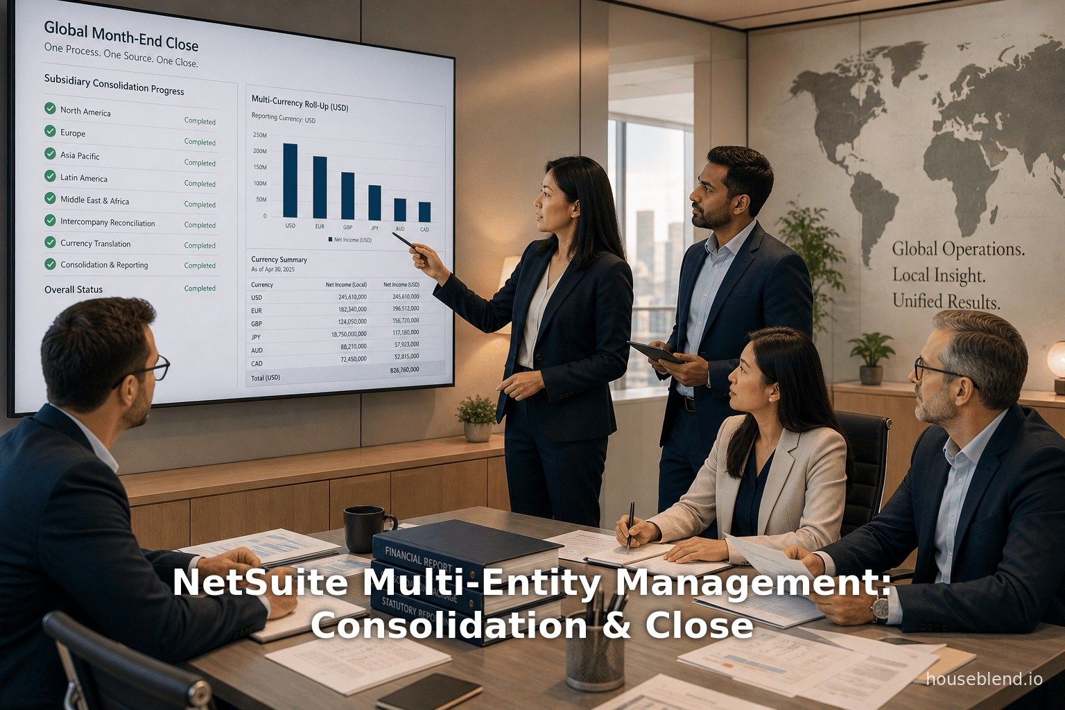 Gestion multi-entités NetSuite : Consolidation et clôture