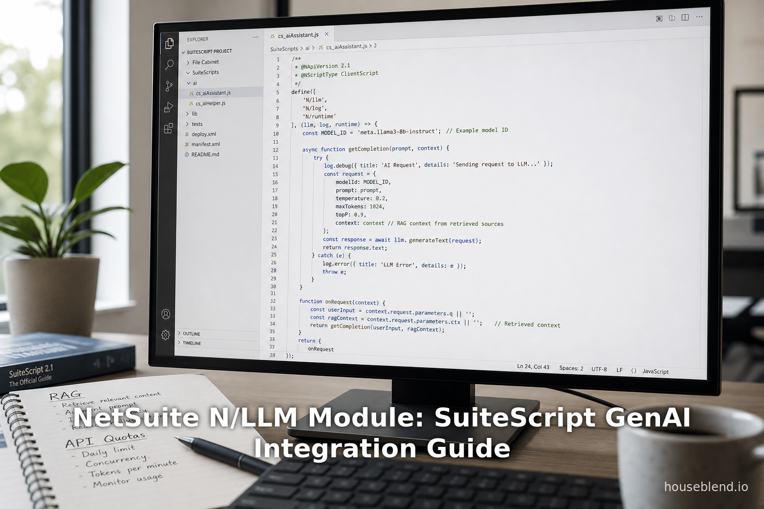 NetSuite N/LLM Module: SuiteScript GenAI Integration Guide