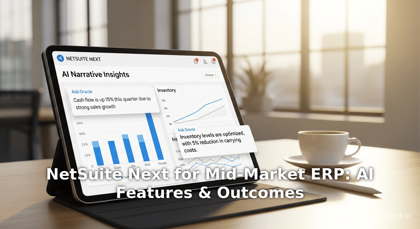 NetSuite Next for Mid-Market ERP: AI Features & Outcomes