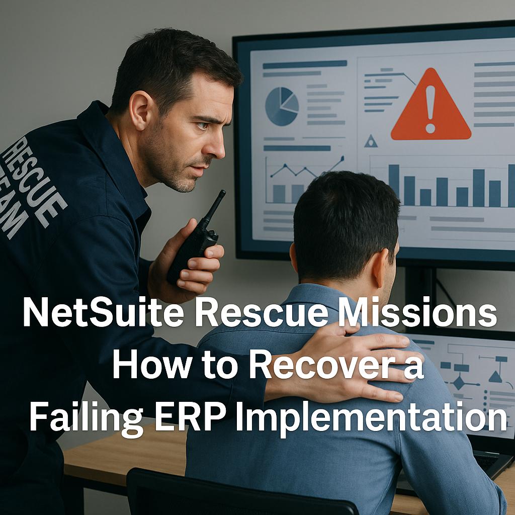 A Guide to NetSuite ERP Rescue and Implementation Recovery