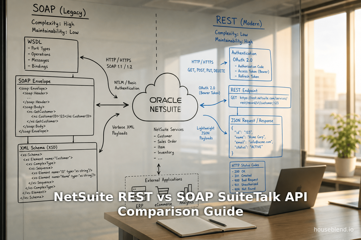 NetSuite REST vs SOAP SuiteTalk API Comparison Guide