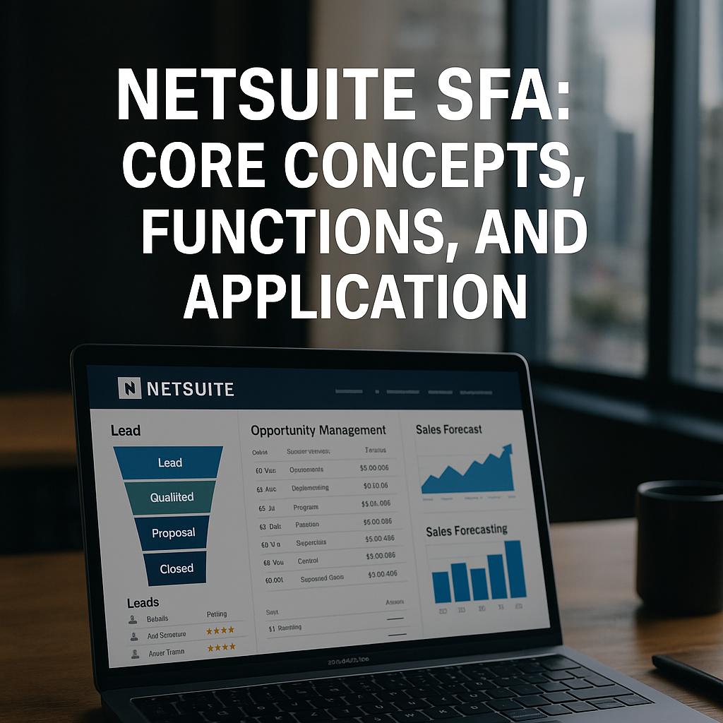 NetSuite SFA : Concepts Clés, Fonctionnalités et Application