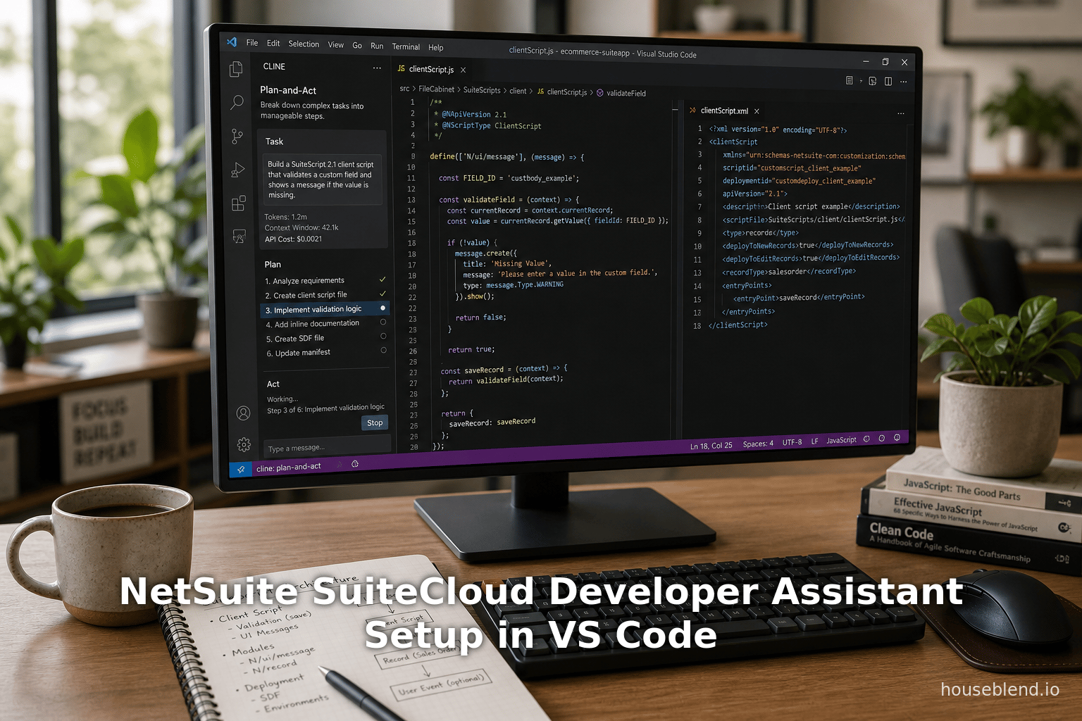 Configuration de l'assistant développeur NetSuite SuiteCloud dans VS Code