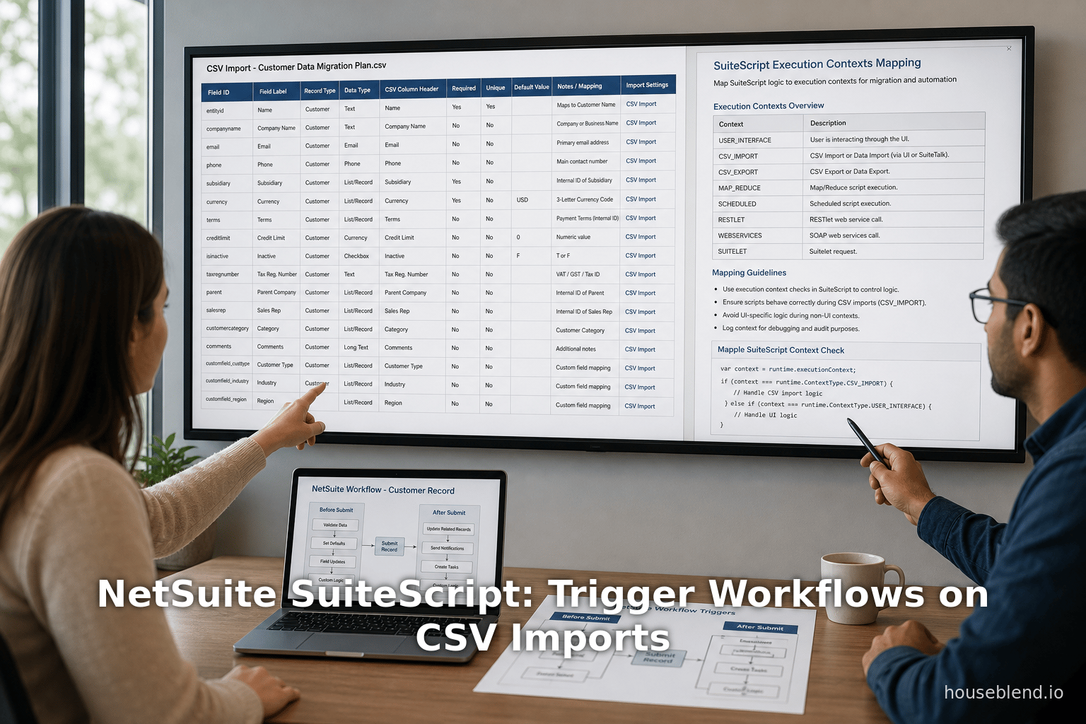 NetSuite SuiteScript: Trigger Workflows on CSV Imports