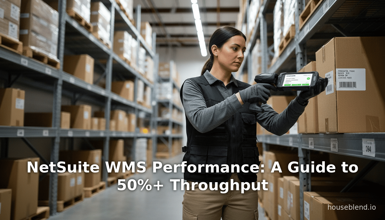 NetSuite WMS Performance: A Guide to 50%+ Throughput