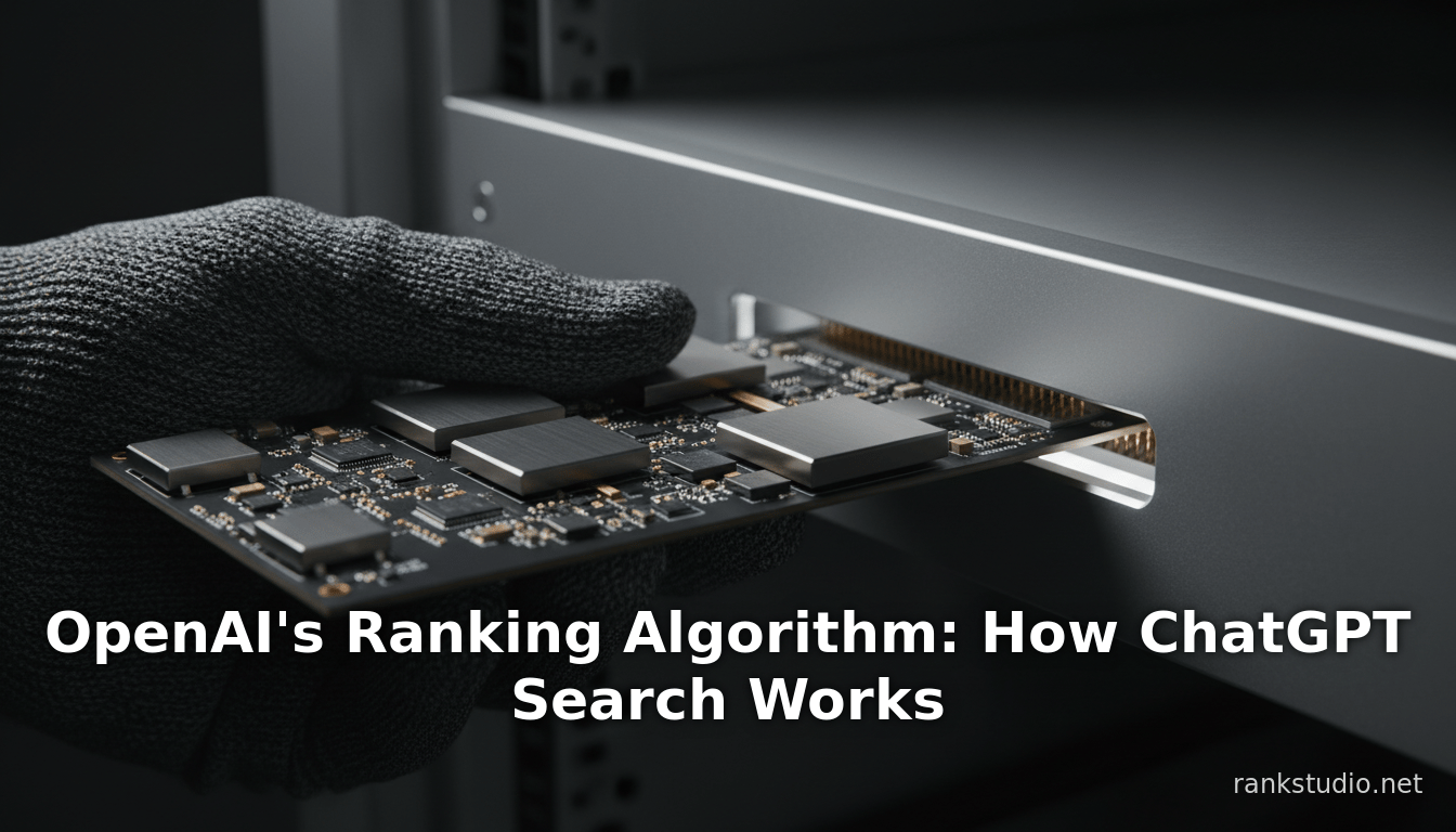 OpenAI's Ranking Algorithm: How ChatGPT Search Works
