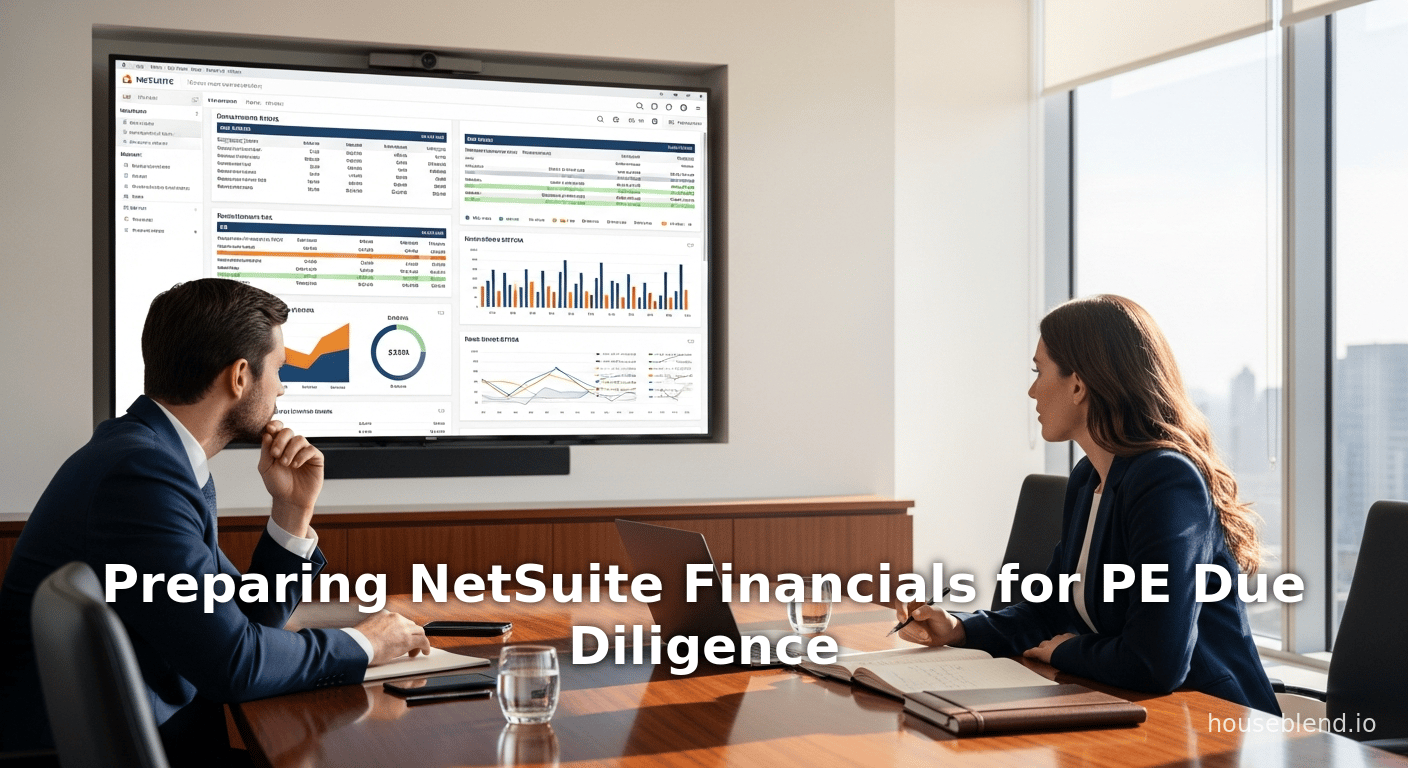 Preparing NetSuite Financials for PE Due Diligence