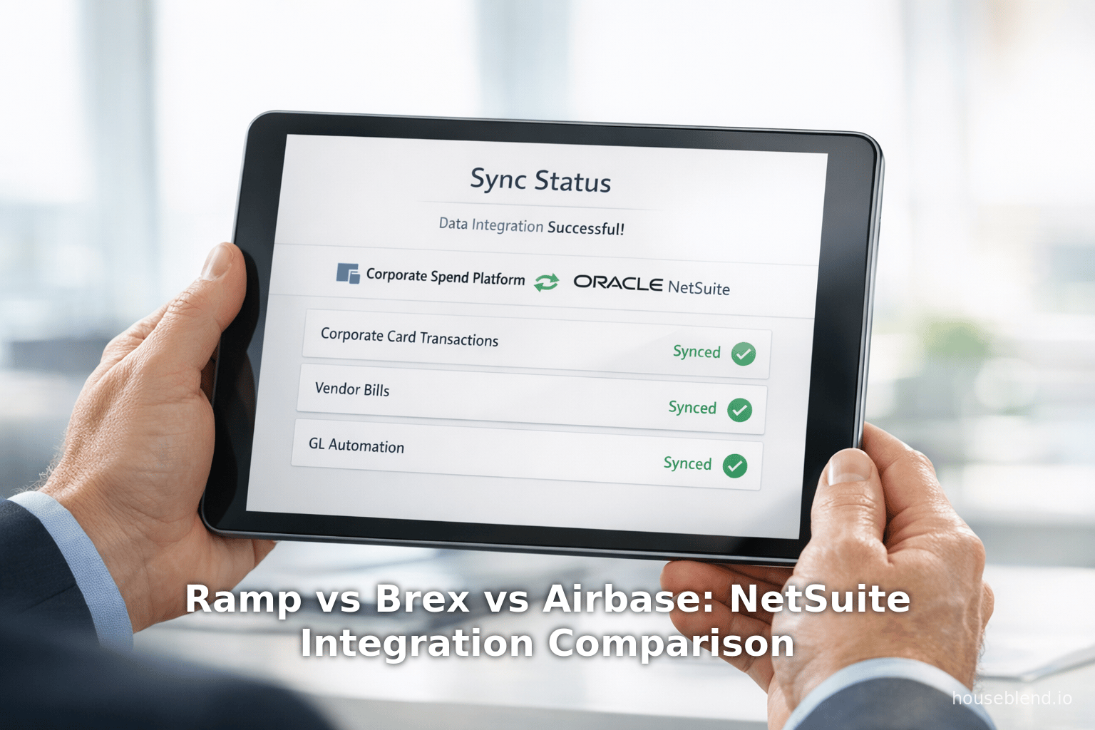 Ramp vs Brex vs Airbase : Comparaison de l'intégration NetSuite