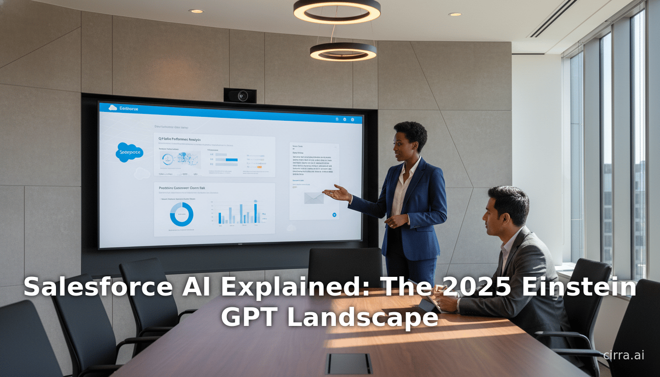 Salesforce AI Explained: The 2025 Einstein GPT Landscape
