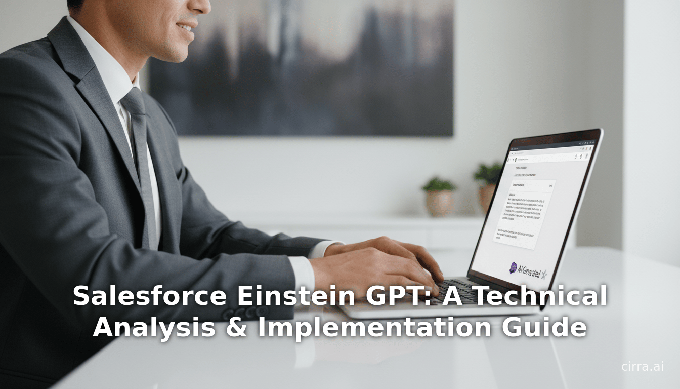 Salesforce Einstein GPT: A Technical Analysis & Implementation Guide