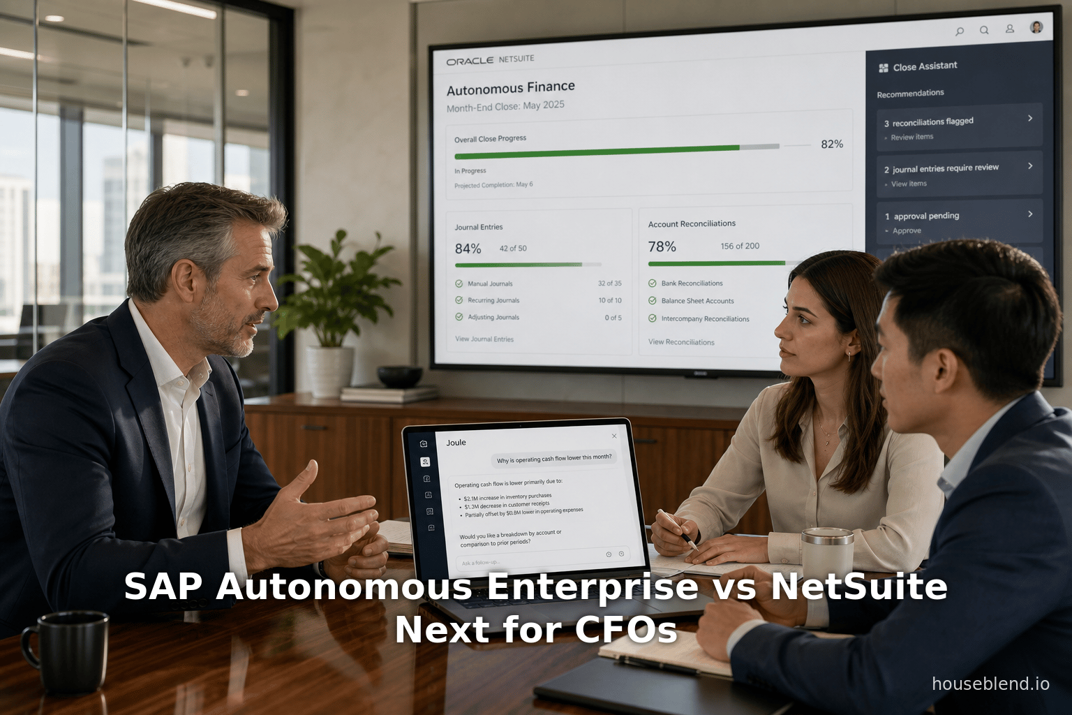 SAP Autonomous Enterprise vs NetSuite Next for CFOs